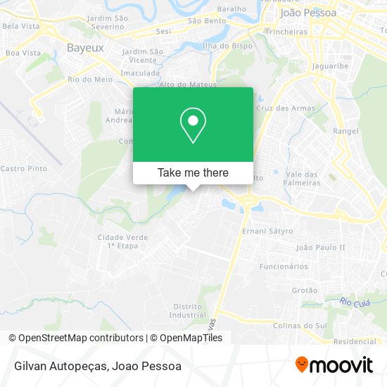 Gilvan Autopeças map