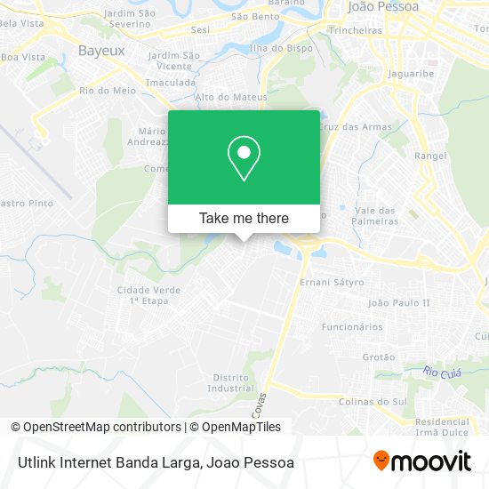 Utlink Internet Banda Larga map