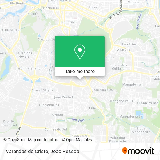 Varandas do Cristo map