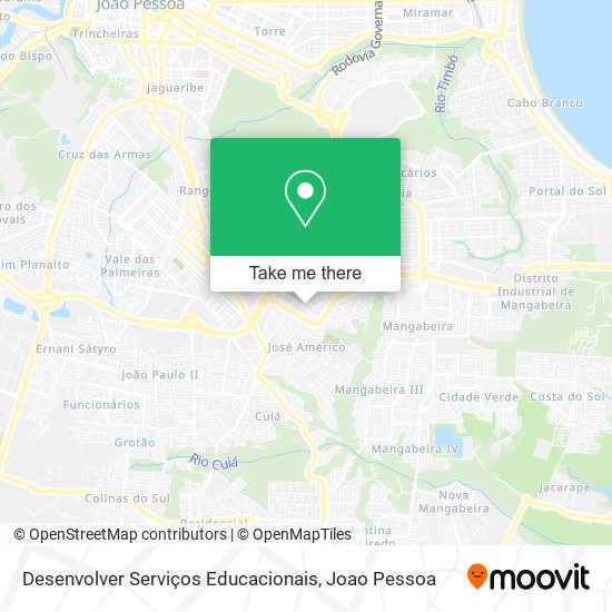 Desenvolver Serviços Educacionais map
