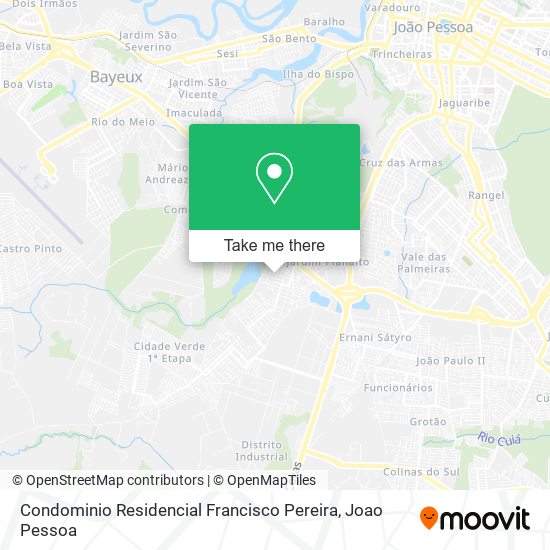 Mapa Condominio Residencial Francisco Pereira