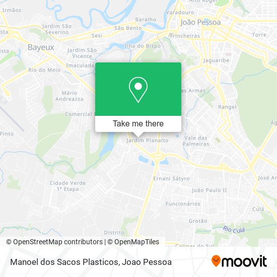 Manoel dos Sacos Plasticos map