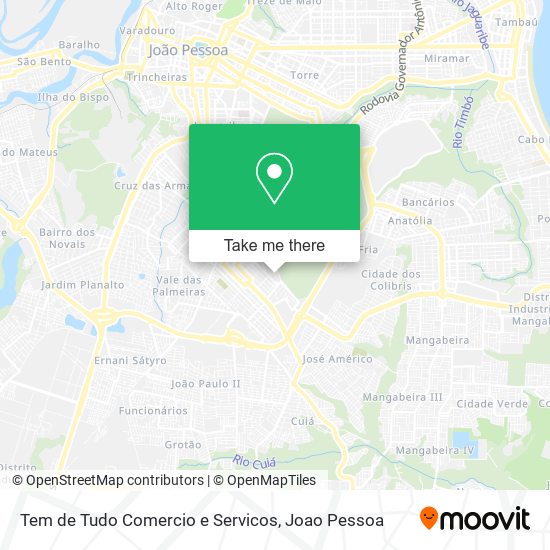 Tem de Tudo Comercio e Servicos map