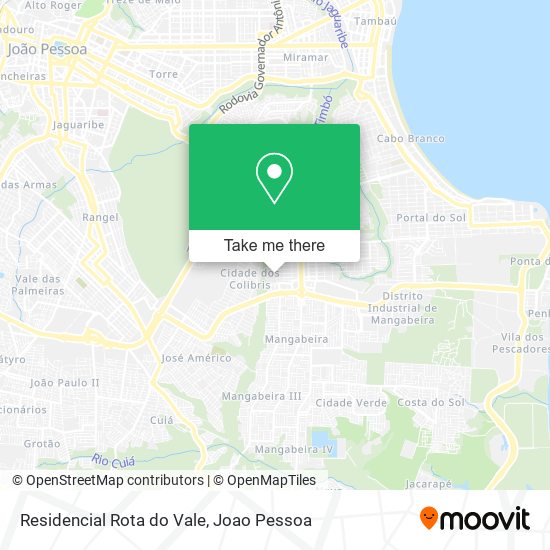 Residencial Rota do Vale map