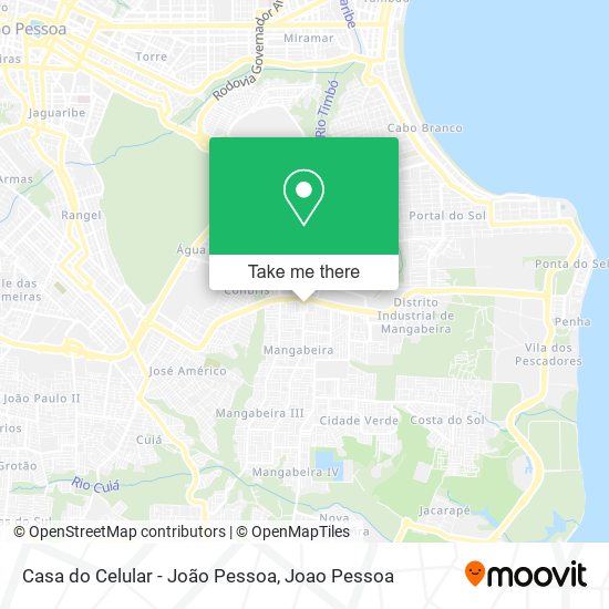 Casa do Celular - João Pessoa map