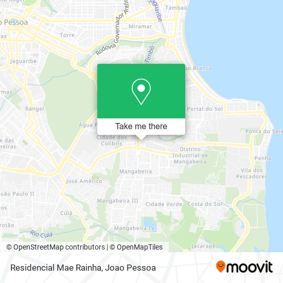 Residencial Mae Rainha map