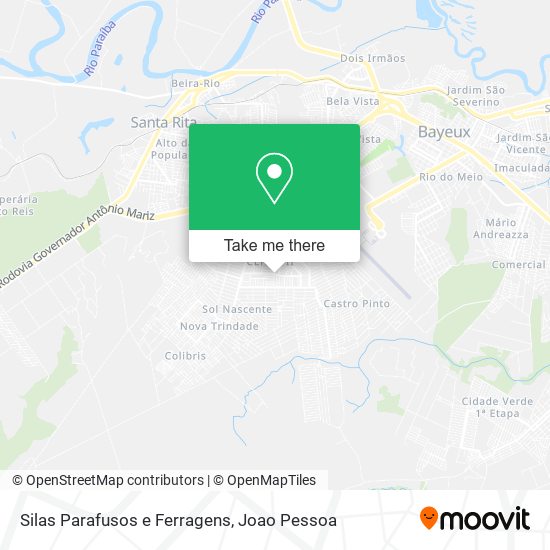 Silas Parafusos e Ferragens map