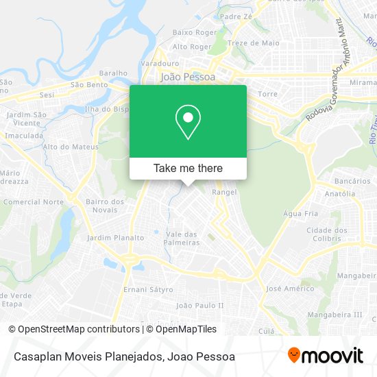 Mapa Casaplan Moveis Planejados