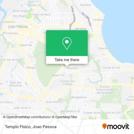 Templo Físico map