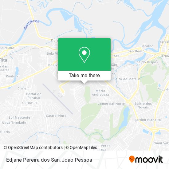 Edjane Pereira dos San map