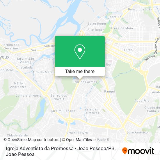 Igreja Adventista da Promessa - João Pessoa / PB map