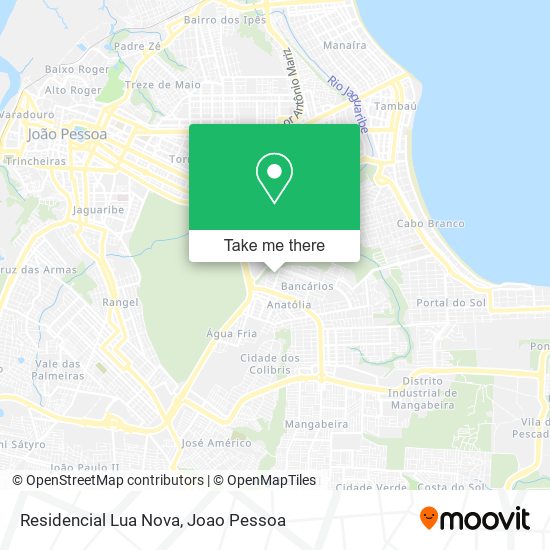 Mapa Residencial Lua Nova