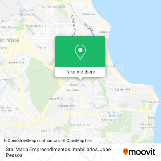 Mapa Sta. Maria Empreendimentos Imobiliarios