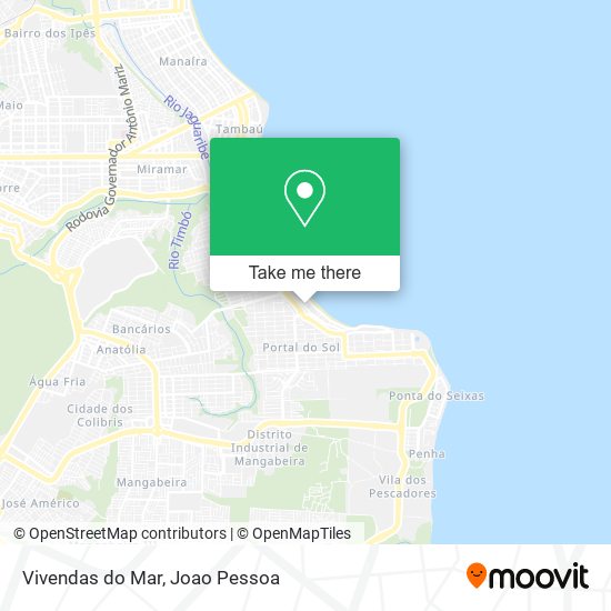 Vivendas do Mar map