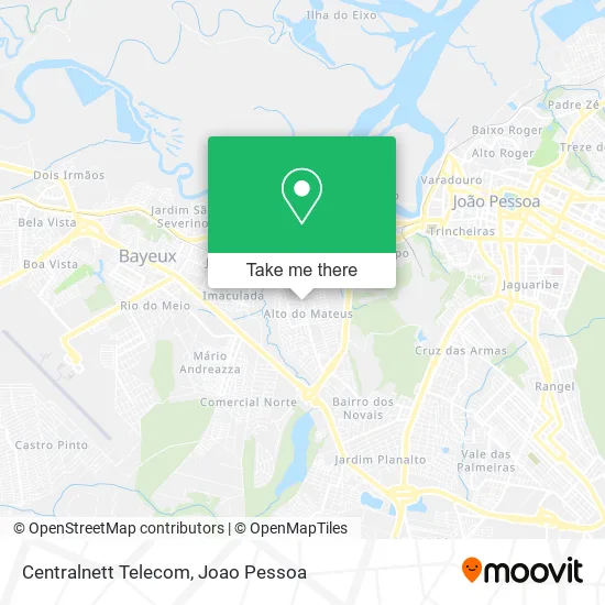 Centralnett Telecom map