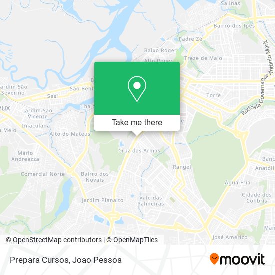 Prepara Cursos map