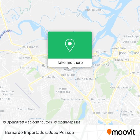 Bernardo Importados map