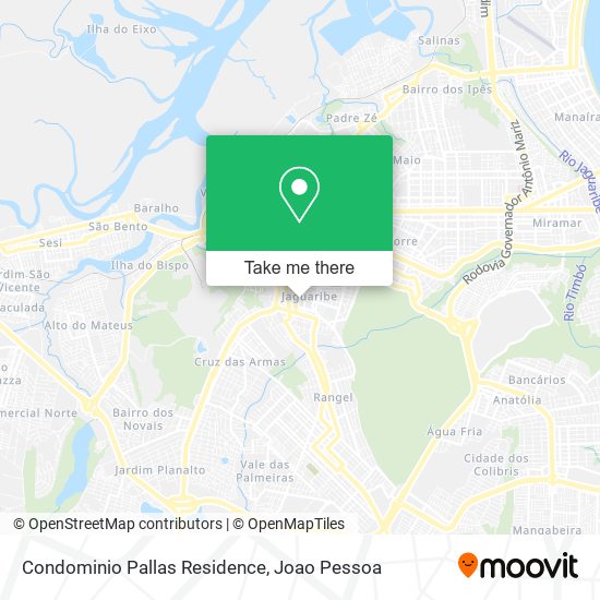 Condominio Pallas Residence map