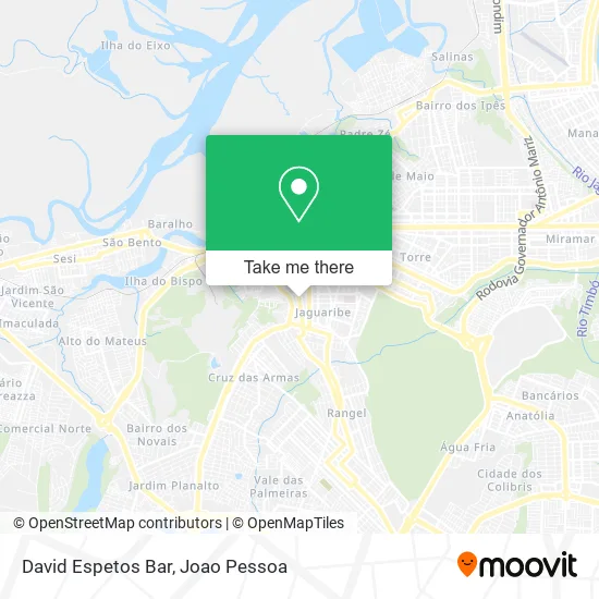 David Espetos Bar map