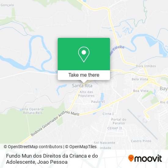 Fundo Mun dos Direitos da Crianca e do Adolescente map