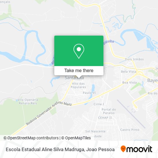 Escola Estadual Aline Silva Madruga map