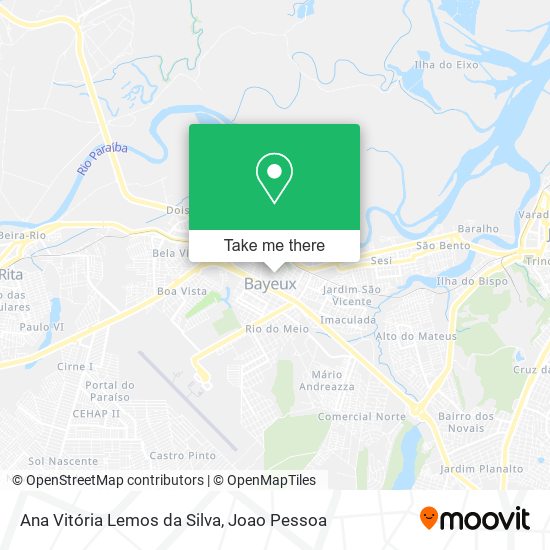 Ana Vitória Lemos da Silva map