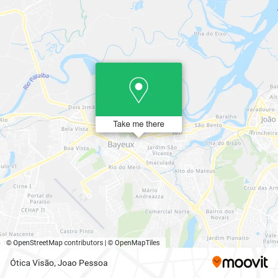 Ótica Visão map