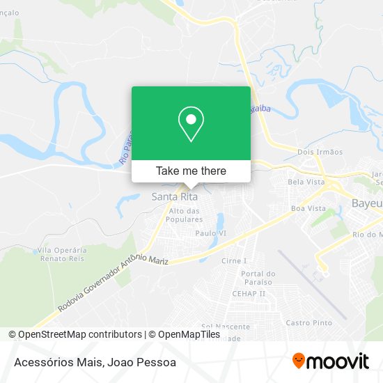 Acessórios Mais map
