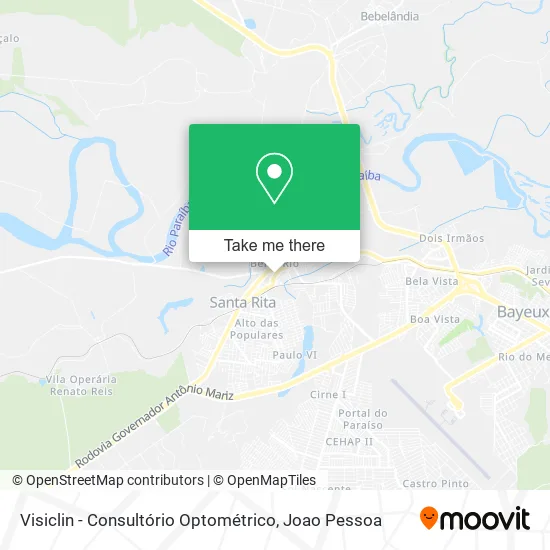 Visiclin - Consultório Optométrico map