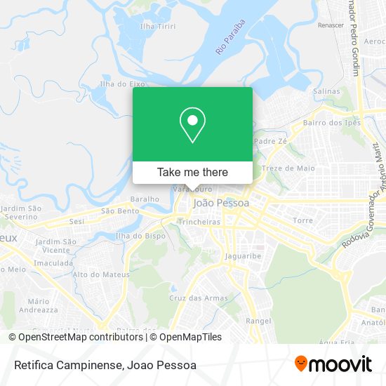 Retifica Campinense map