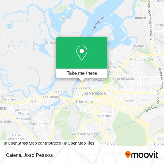 Caiena map
