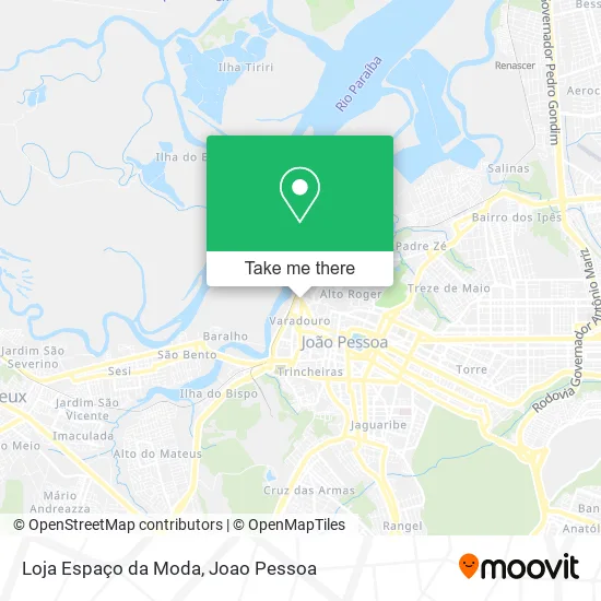 Loja Espaço da Moda map