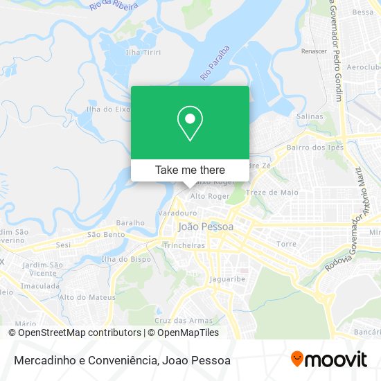 Mercadinho e Conveniência map