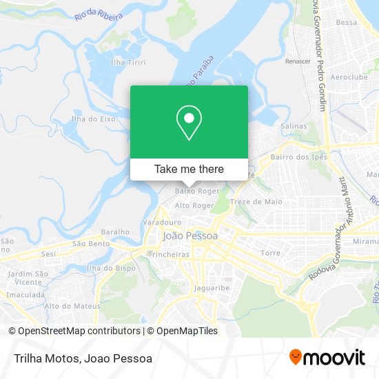 Trilha Motos map