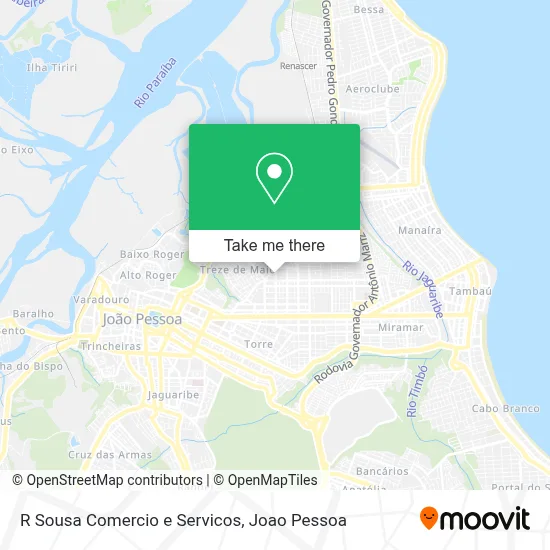 R Sousa Comercio e Servicos map