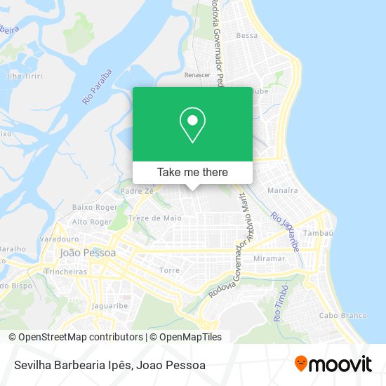 Sevilha Barbearia Ipês map