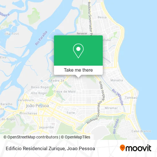 Edificio Residencial Zurique map