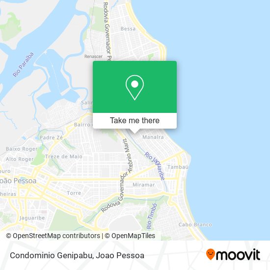Condominio Genipabu map