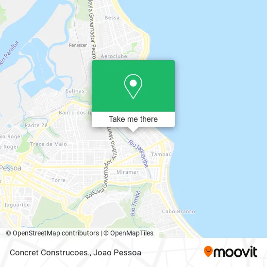 Concret Construcoes. map