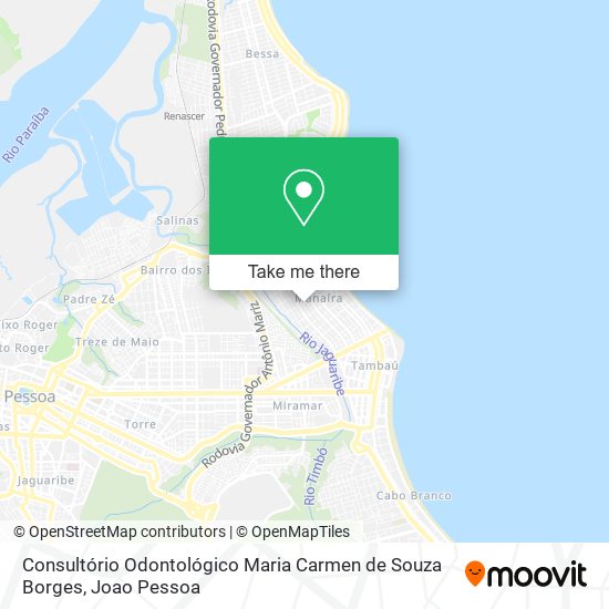 Consultório Odontológico Maria Carmen de Souza Borges map