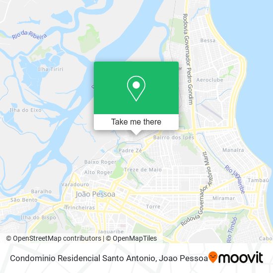 Condominio Residencial Santo Antonio map