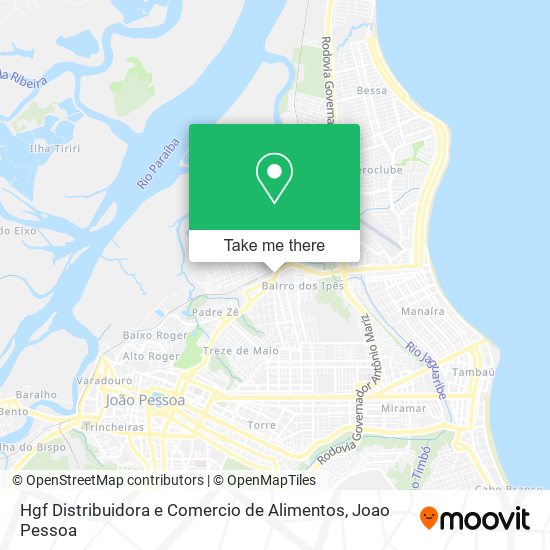 Hgf Distribuidora e Comercio de Alimentos map