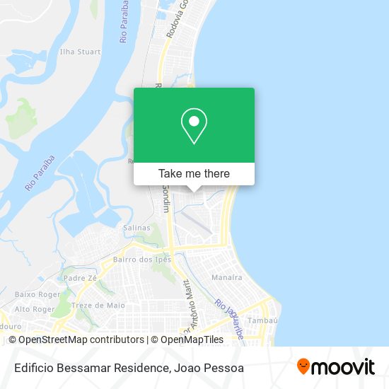 Edificio Bessamar Residence map