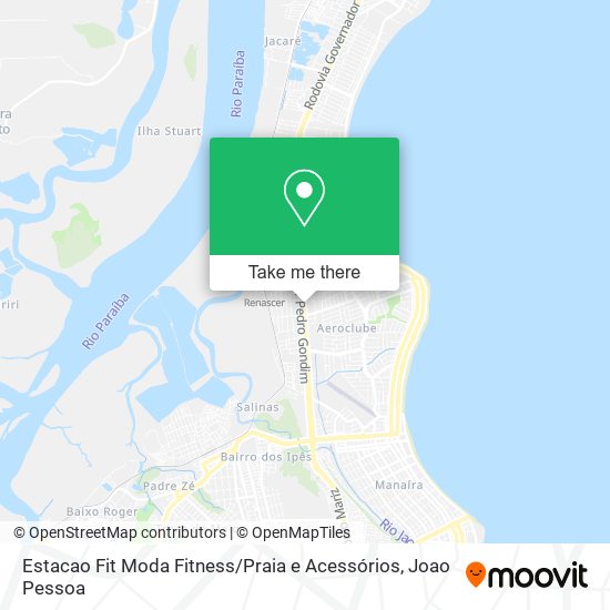 Mapa Estacao Fit Moda Fitness / Praia e Acessórios