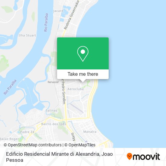 Edificio Residencial Mirante di Alexandria map