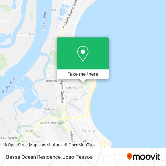 Bessa Ocean Residence map