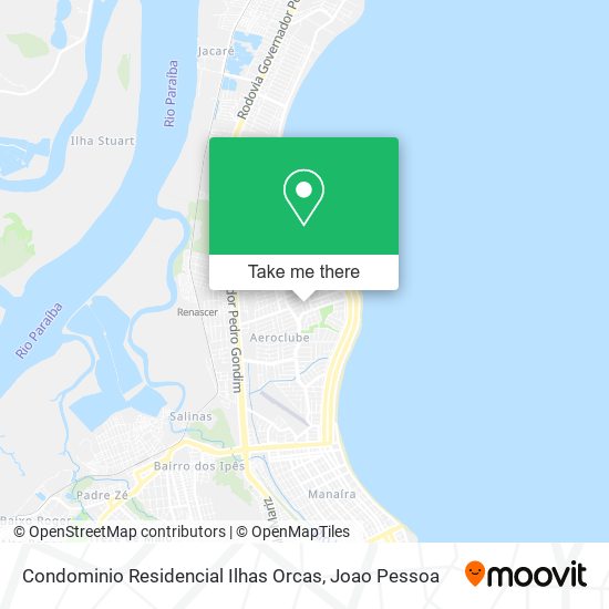 Mapa Condominio Residencial Ilhas Orcas