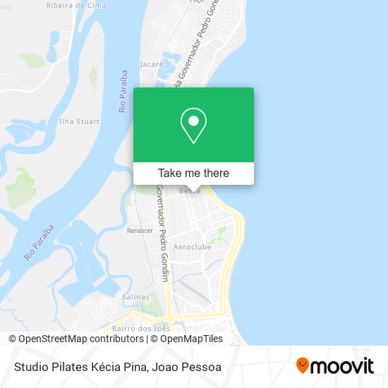 Studio Pilates Kécia Pina map