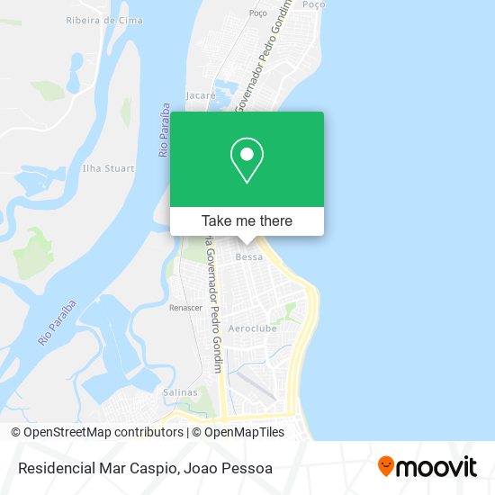 Residencial Mar Caspio map