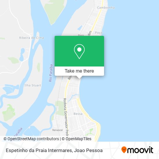 Espetinho da Praia Intermares map
